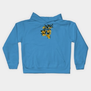 Gelsemium Sempervirens Carolina Jasmine Blossom Vector Kids Hoodie